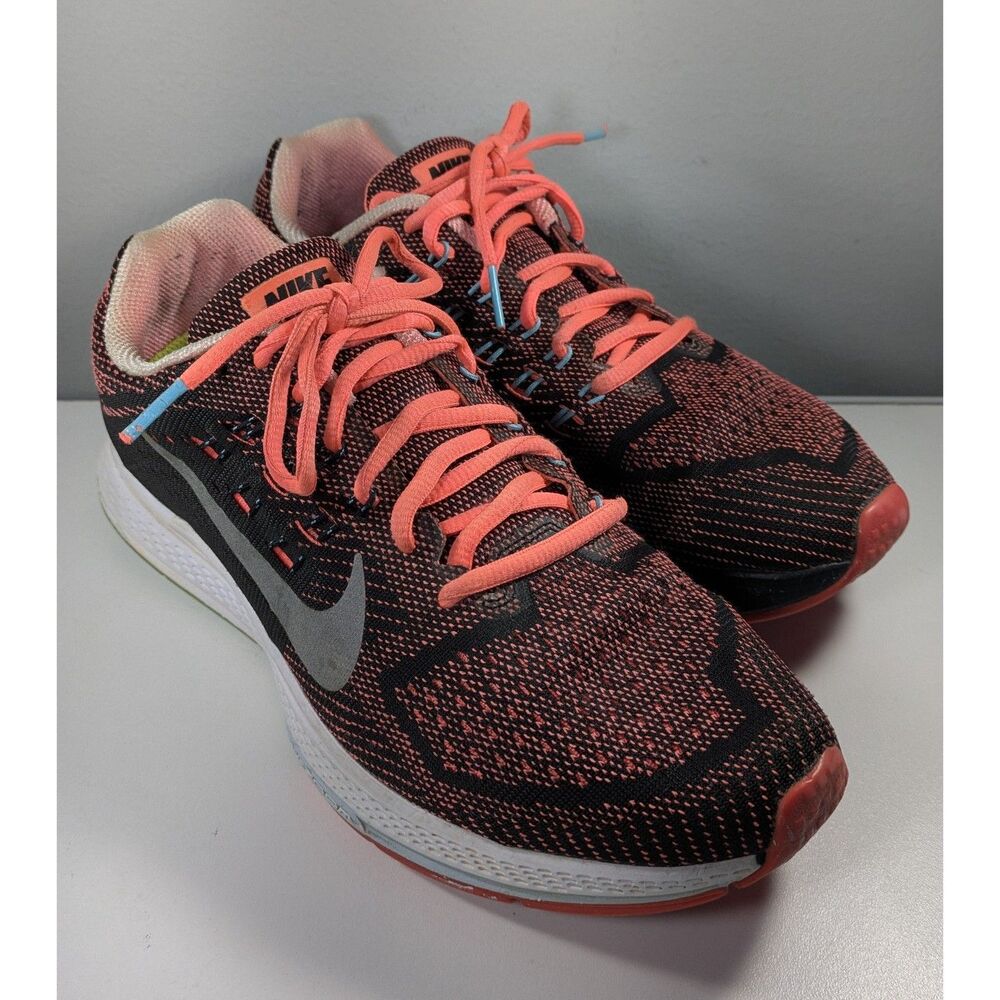 Nike Zoom Athletic Running Women's Sneakers Size 8.5 Pink Black Shoes
